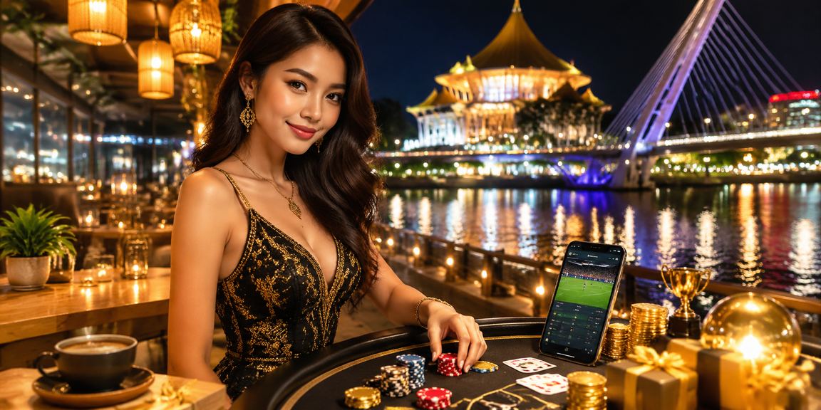 Paparan pertaruhan sukan langsung di platform 204 Kuching