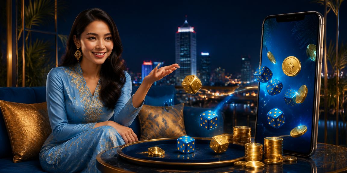 Permainan dadu di Seremban dalam suasana tempatan Malaysia